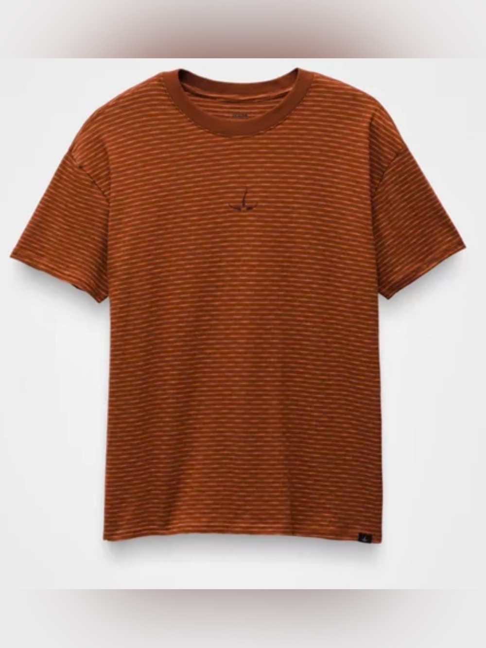 Brand New PRANA Paxton Striped SS Tee Size XL Extra Large Organic Cotton